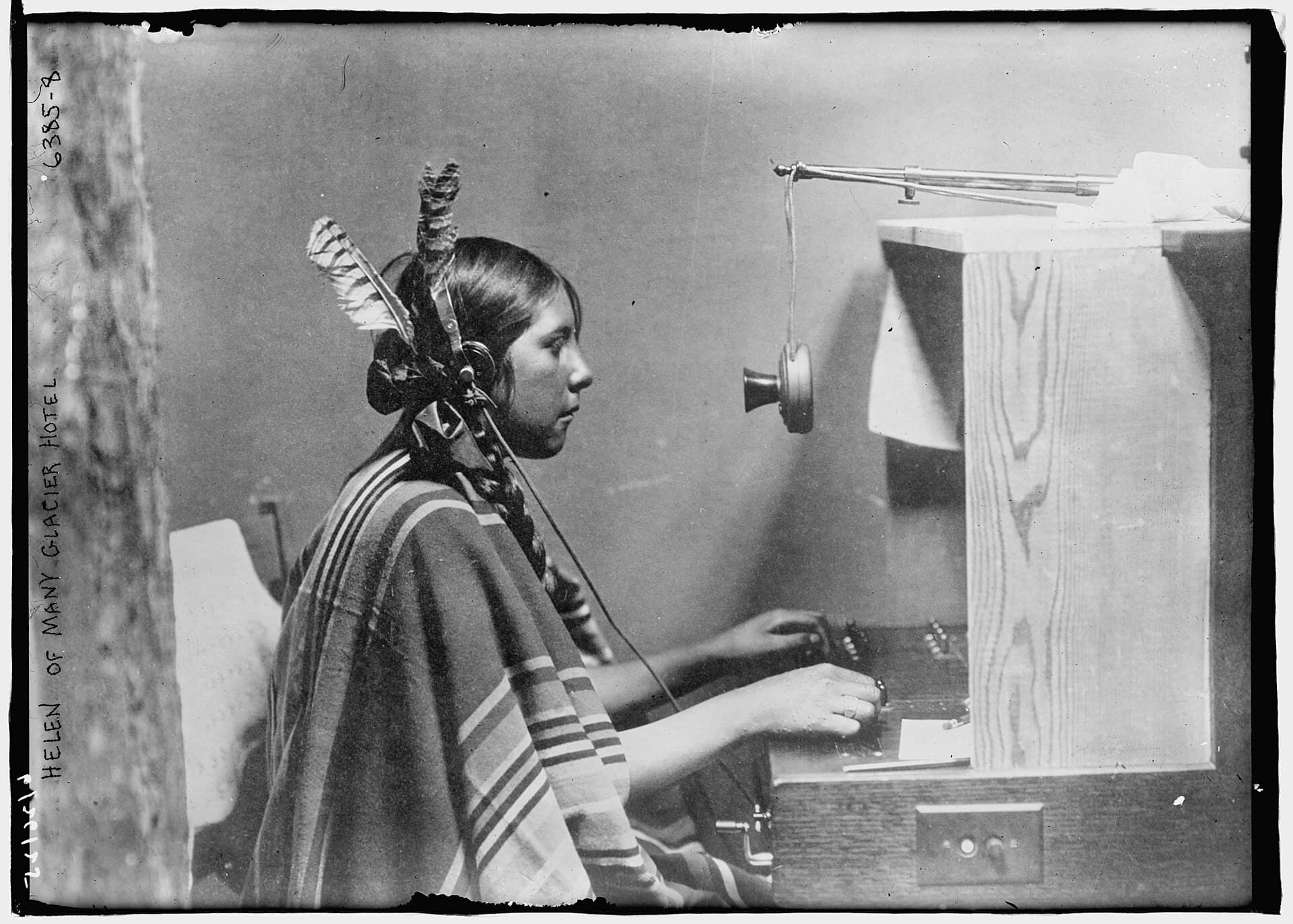 Operadora del conmutador de un hotel en 1925